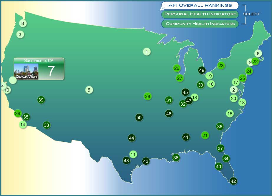 The Fittest American Cities.  Where Does Yours Rank?