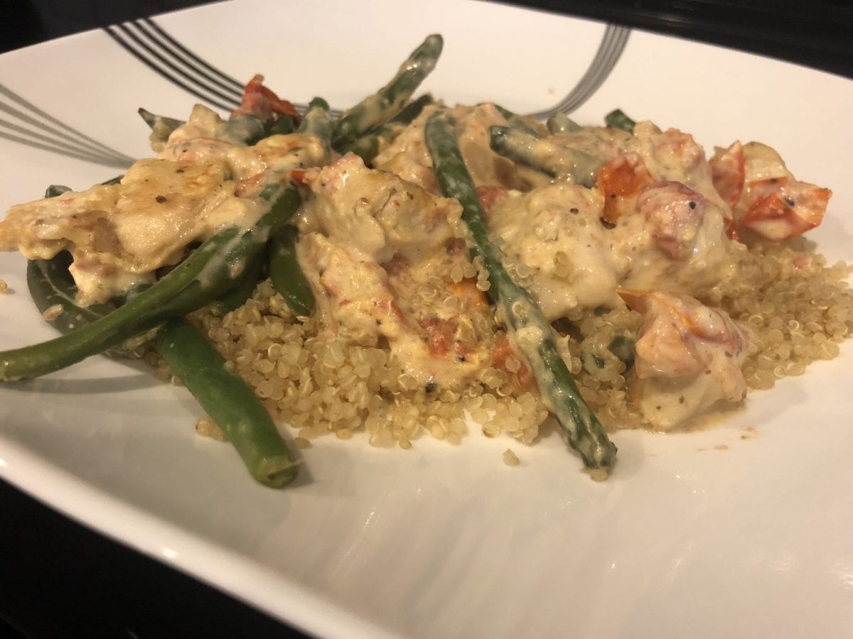 Creamy Tuscan Chicken and Veggies