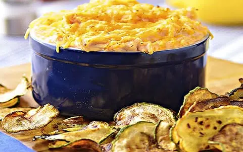 Veggie Chips & Buffalo Chicken Dip