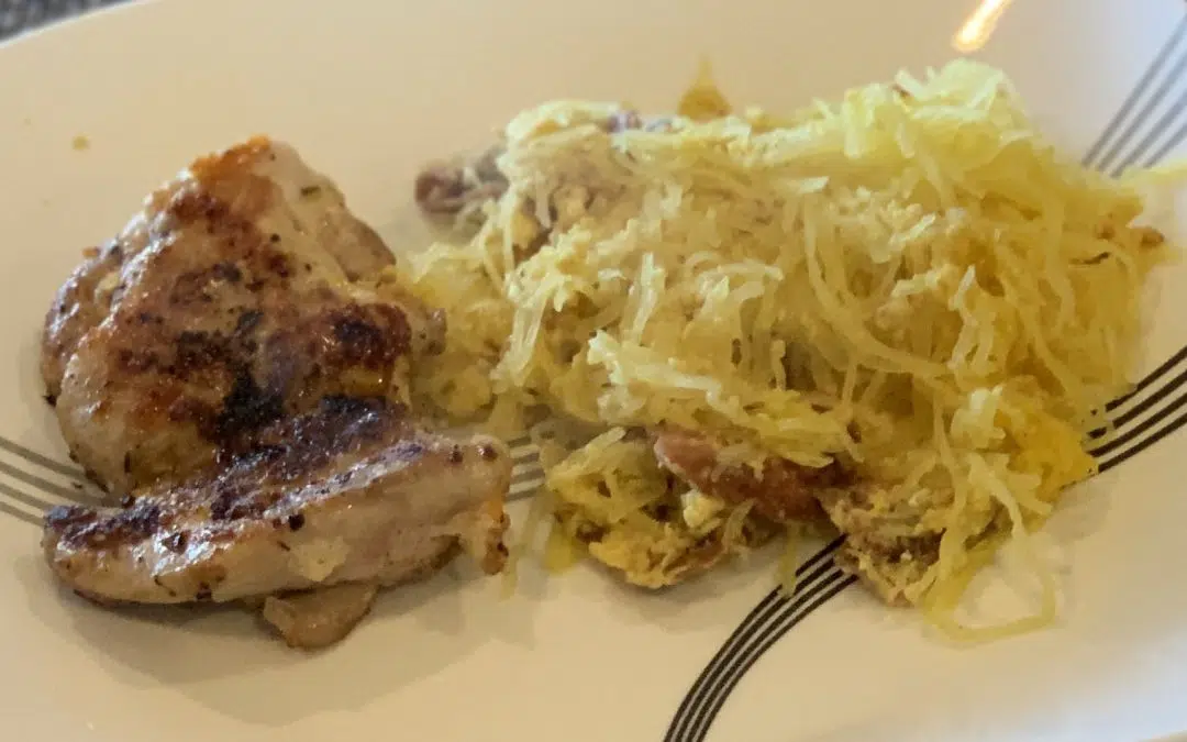 Spaghetti Squash Carbonara