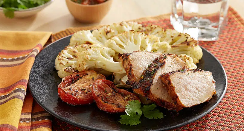 Peri-Peri Pork & Cauliflower Steak