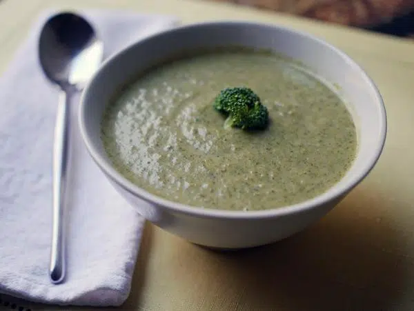 The BEST “Cream” of Broccoli Soup (a lean and green recipe!)