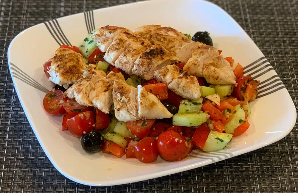 Greek Lemon Chicken Salad