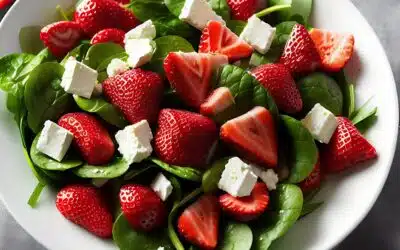 Florida Strawberry Spinach Salad
